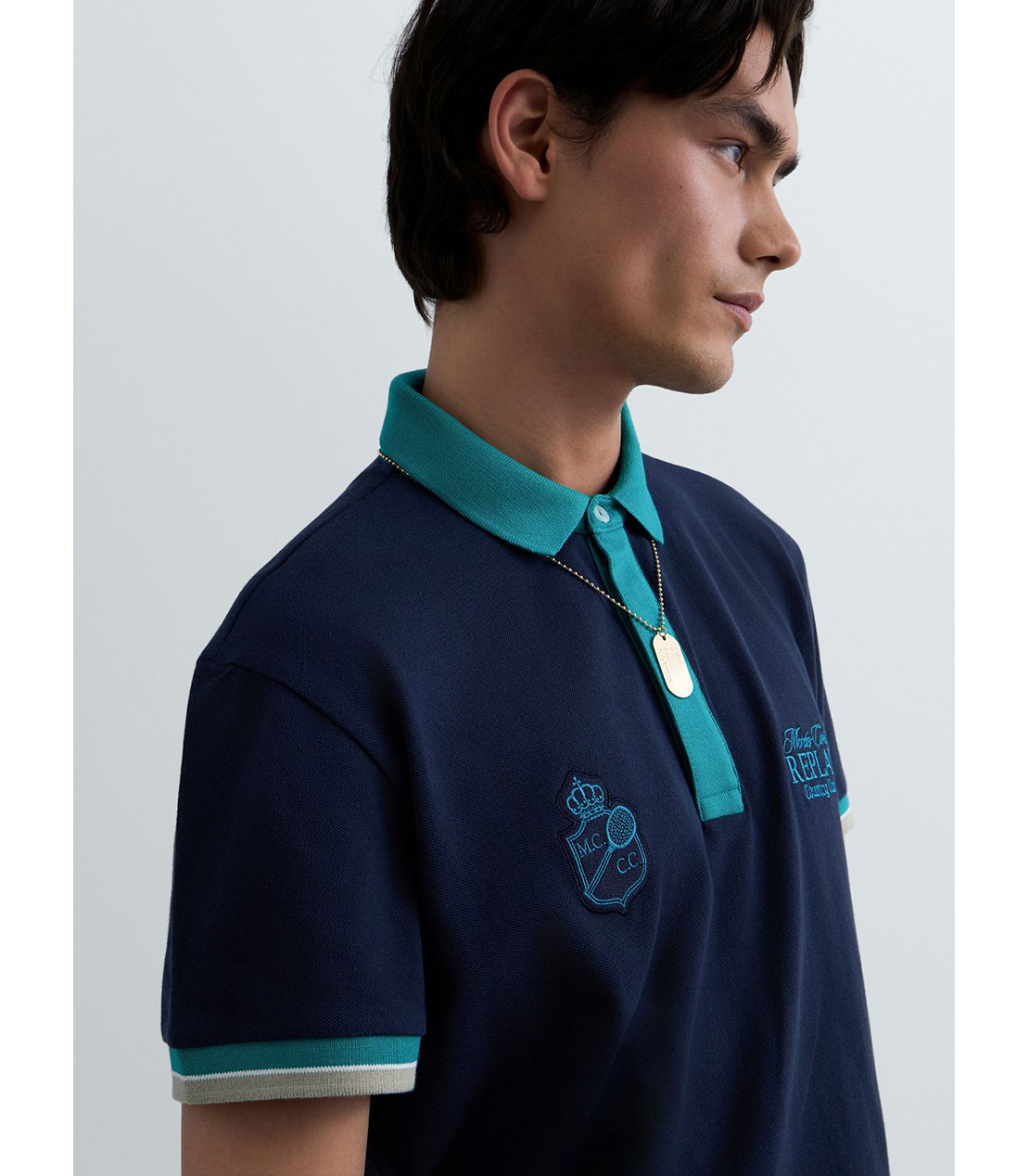 REPLAY &times; Monte Carlo Country Club ポロシャツ 詳細画像 ネイビー 6